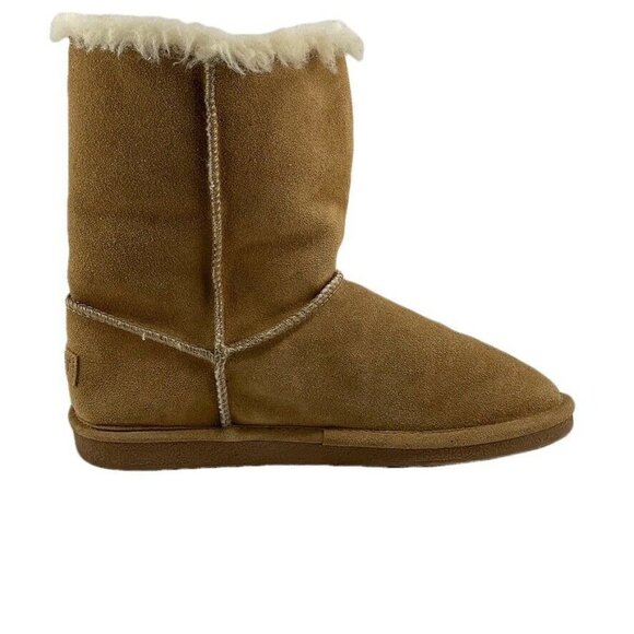 BJORNDAL Leather & Wool Lined Winter Boots Womens 10M Suede Real Wool Lining Joe - Picture 7 of 11